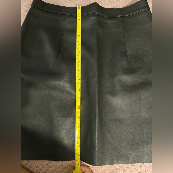 NWT Genuine Leather Skirt, American Apparel, Black - Picture 4 of 6